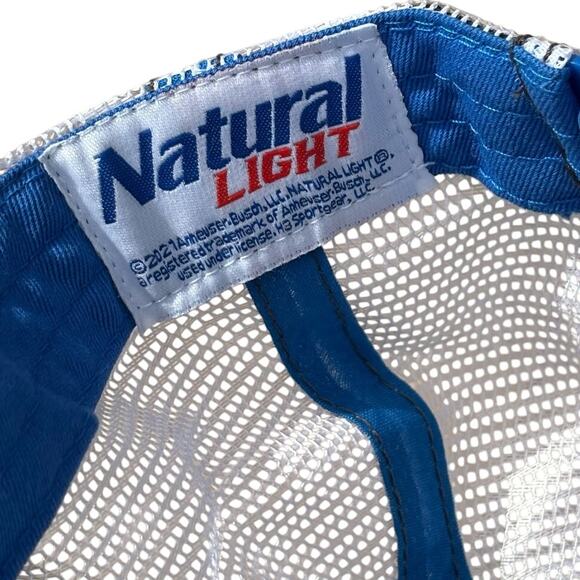 Blue Natural Light Men's Hat - Picture 3 of 5